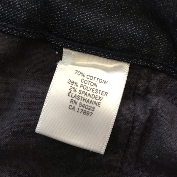 BANANA REPUBLIC TROUSER JEANS DARK WASH NWOT - Picture 5 of 5